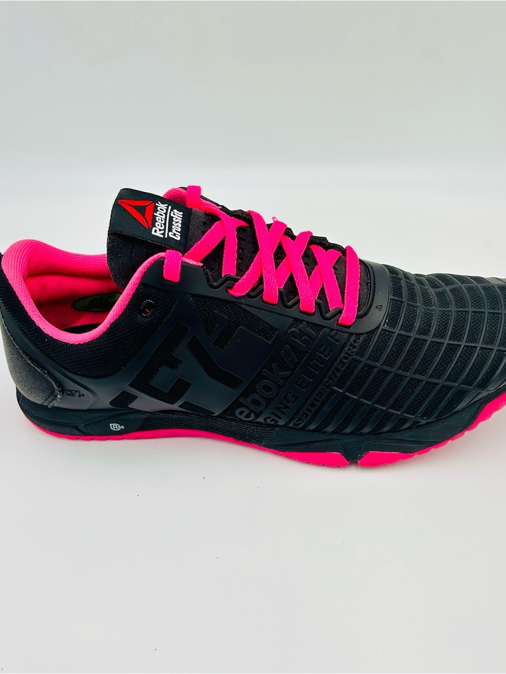 Reebok shoes CrossFit Sprint TR trainers workout black and pink women size 9 - Picture 3 of 11
